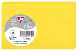 Pollen by Clairefontaine Carte 82 x 128 mm, jaune soleil