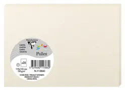 Pollen by Clairefontaine Carte C6, ivoire irisé