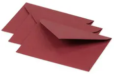 Pollen by Clairefontaine Enveloppes 75 x 100 mm, bordeaux