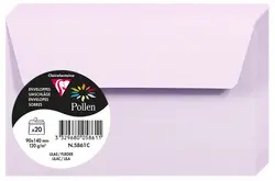 Pollen by Clairefontaine Enveloppes 90 x 140 mm, lilas