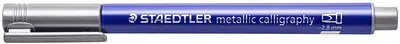 STAEDTLER Marqueur permanent metallic calligraphy, argent