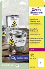 AVERY Zweckform Etiquette, 63,5 x 33,9 mm