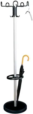 kerkmann Portemanteau sur pied Prima, 10 crochets, pivotant