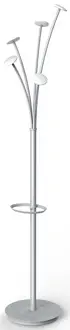 ALBA Portemanteau FESTIVAL, hauteur: 1.870 mm, blanc/argent
