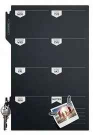 Securit Ardoise murale SILHOUETTE "Calendrier hebdomadaire