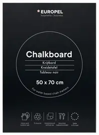 EUROPEL Ardoise sans cadre, 420 x 600 mm, noir