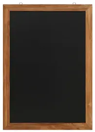 EUROPEL Ardoise avec cadre en bois, 500 x 1.000 mm, naturel