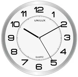 UNiLUX Horloge murale à quartz "MAGNET", magnétique