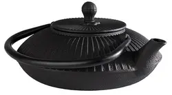 APS Théière ASIA, en fonte, 0,8 litre, noir