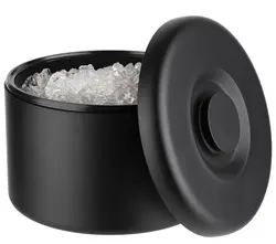 APS Bac à glaçons ARCTIC, en PS/aluminium, 6 litres, noir