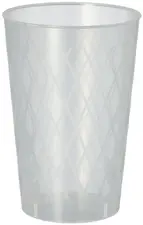 PAPSTAR Gobelet réutilisable, 0,25 l, translucide, 40 pièces