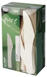 PAPSTAR Couteau en papier "pure", longueur: 158 mm, blanc