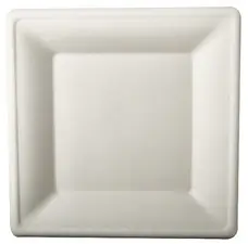 PAPSTAR Assiette en canne à sucre "pure", carré, 260x260 mm