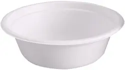 NATURE Star Coupelle en canne à sucre, rond, 370 ml, blanc