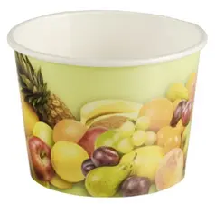 STARPAK Pot à glace, 125 ml, diamètre: 80 mm