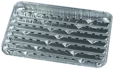 STARPAK Plateau pour grillades en aluminium, rectangulaire