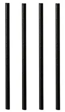 PAPSTAR Paille en papier "pure", 150 mm, noir