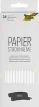 folia Paille en papier "WHITE", longueur : 200 mm