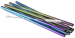 APS Paille en acier inoxydable, longueur: 215 mm, métallique