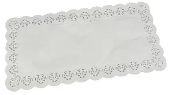 PAPSTAR Napperon, rectangulaire, 400 x 200 mm, blanc