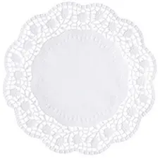 PAPSTAR Napperon, rond, diamètre: 360 mm, blanc