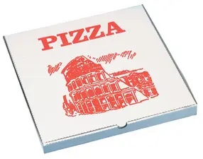 STARPAK Carton à pizza, carré, 330 x 330 x 30 mm