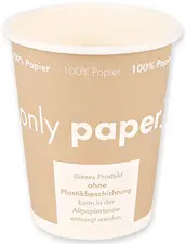 NATURE Star Gobelet pour café en papier dur "Only Paper