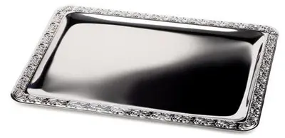 APS Plateau "MIEUX SERVI", (L)500 x (P)360 mm, argent