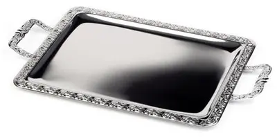APS Plateau "MIEUX SERVI", (L)750 x (P)445 mm, argent