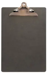 Securit Porte-menu à pince, A4, en bois, marron