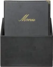 Securit Protège-menus CLASSIC, A4, boîte de 20, noir
