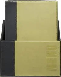 Securit Protège-menus TRENDY, A4, boîte de 20, vert