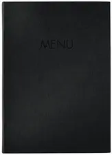 sigel Chemise pour menu "MENU", A5, noir