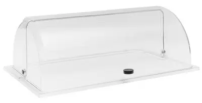APS Cloche basculante pour contenant GN 1/2, transparent