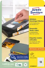 AVERY Zweckform Etiquette Stick+Lift, 63,5 x 8,5 mm, blanc