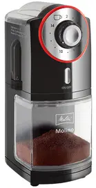 Melitta Moulin à café "MOLINO", noir / rouge