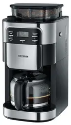 SEVERIN Cafetière électrique KA 4810, acier inoxydable/noir