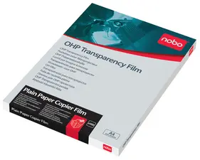 nobo Film pour photocopieur, A4, transparent, PP