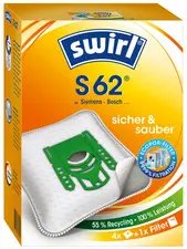 swirl Sac d'aspirateur S 62, avec filtre MicroporPlus