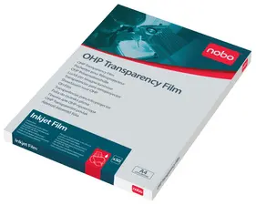 nobo Transparent pour imprimante jet d'encre, format A4,