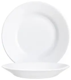 Esmeyer Arcoroc Assiette creuse, 225 mm, blanc