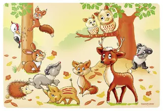 Ritzenhoff & Breker Set de table ANIMAUX DE LA FORET