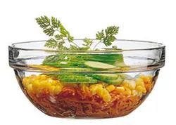 Esmeyer Arcoroc Bol en verre EMPILABLE, 1 litre