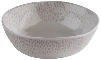 APS Bol FOOTMARK, rond, 0,6 litre, blanc/gris