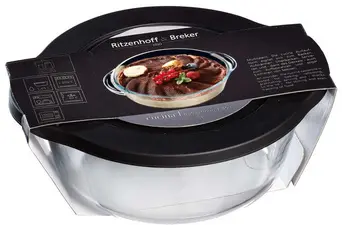 Ritzenhoff & Breker Plat à gratin CUCINA, en verre, 1,45 l
