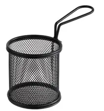 APS Panier de service pour friture SNACKHOLDER, 80 mm, noir