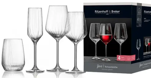 Ritzenhoff & Breker Verre à vin blanc JIVE, 0,37 l