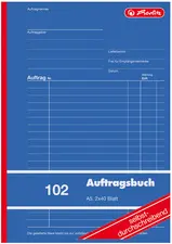 herlitz Formularbuch "Auftrag 102", DIN A5, 2 x 40 Blatt