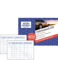 AVERY Zweckform Formularbuch "Fahrtenbuch", A6 quer