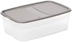 smartstore Boîte de conservation, 0,5 L, gris / transparent